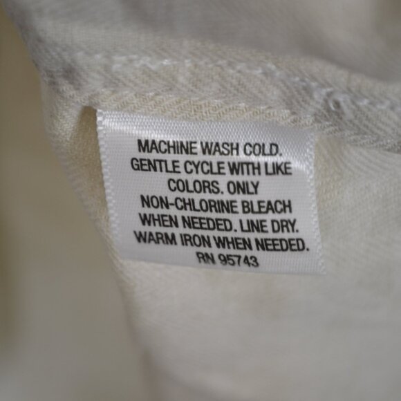 Tasso Elba Silk Linen Blend Palm Leaves Button Down Mens XL 1 Pocket Shirt - Picture 7 of 9